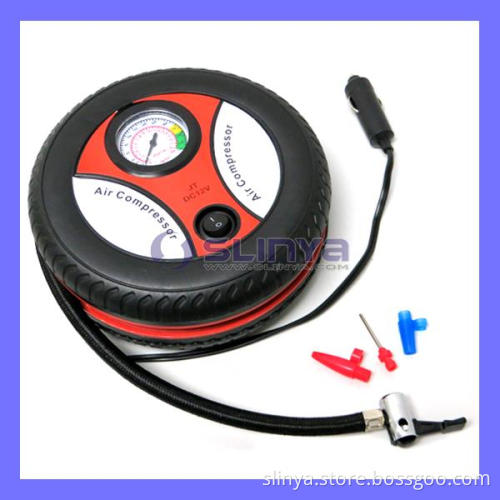12V Mini Compact Tire Inflation Equipment Air Compressor 260 Psi Cigarette Bike Car Van Tyre Inflator